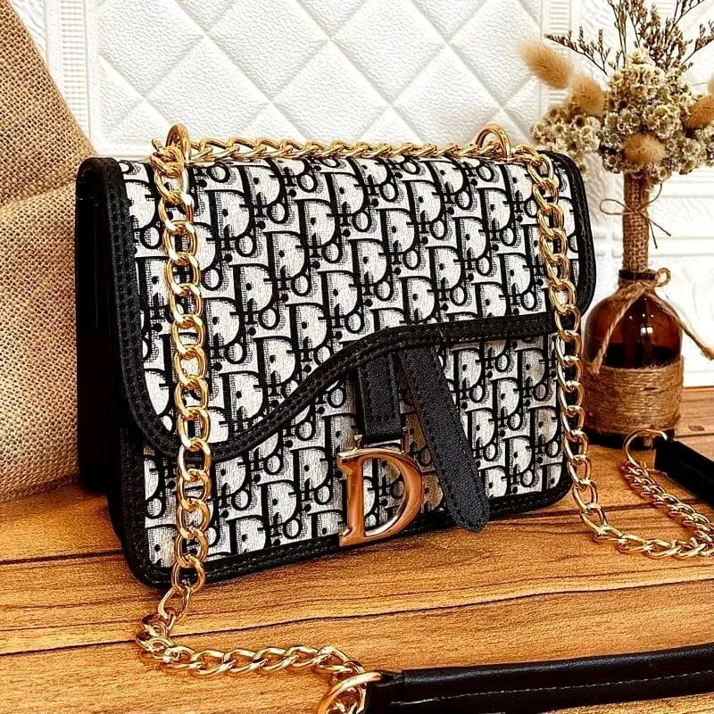 Rido bag tas selempang wanita RDC kotak tulis dua ruang Kanvas Slingbag Cewek