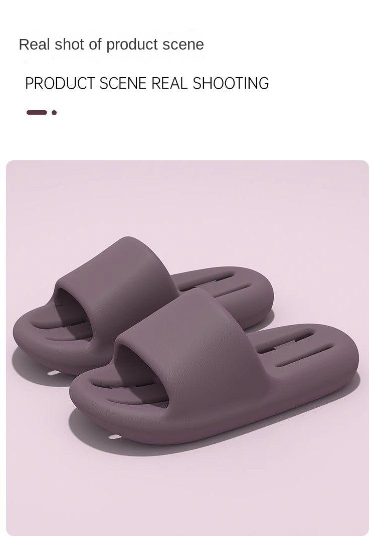 Product Introduction of Buy one get one free bathroom slippers for women's summer new home shower, anti slip hollow leak indoor slippers for couples 7