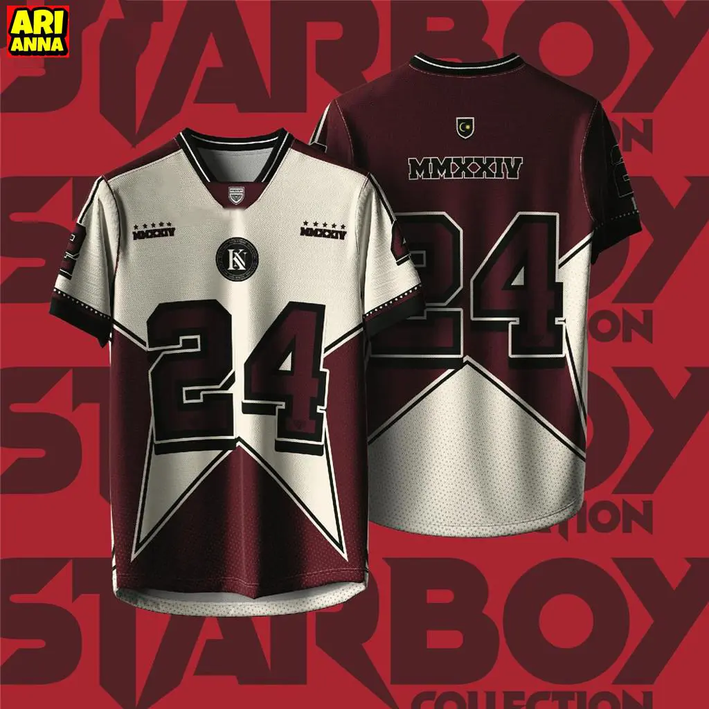 Arianna-[Free Custom Name & Number]2024 NFL Edition Jersey Men's Short Sleeve Retro Collar Full Sublimation Microfiber Viral Unisex Teamwear Ootd Code:3