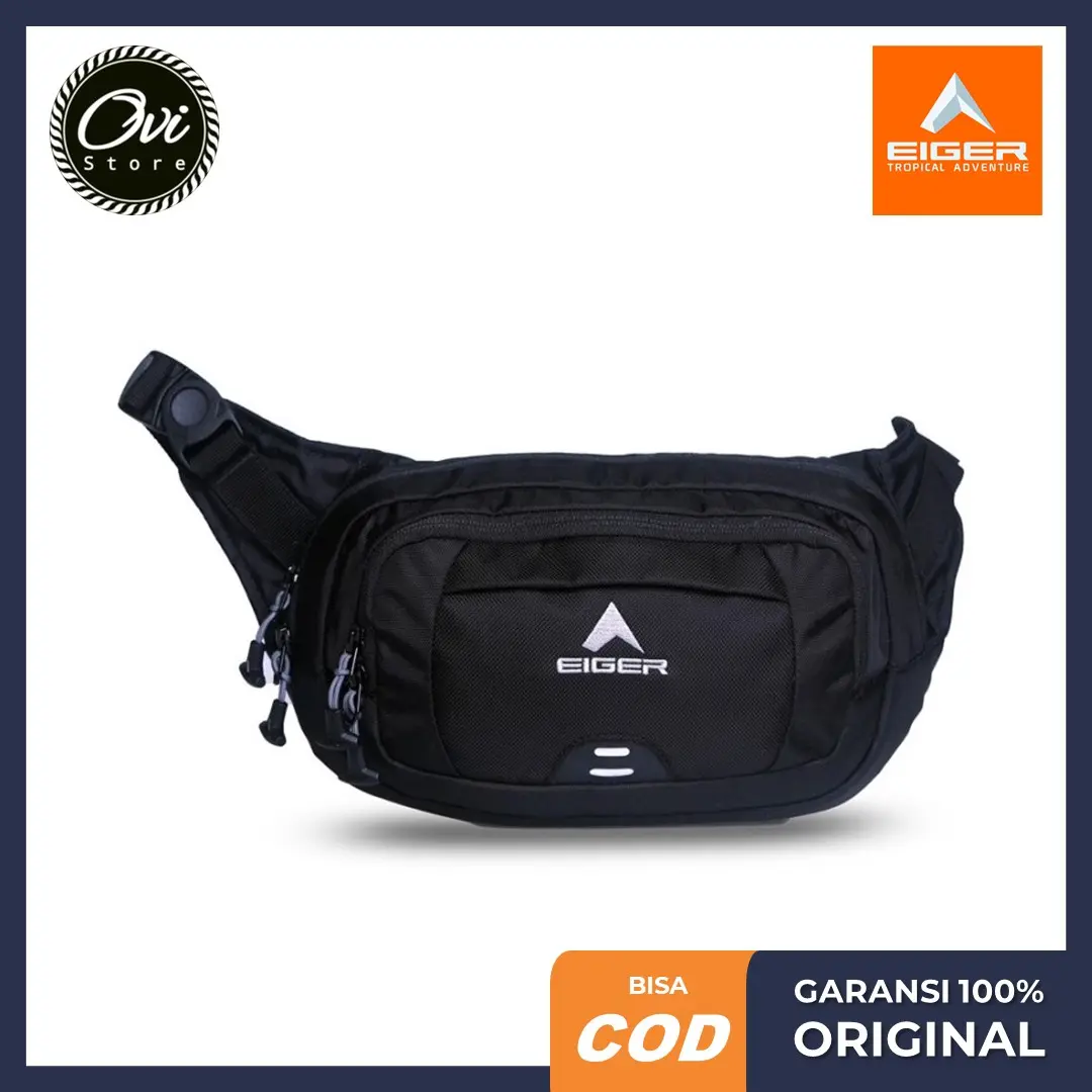 EIGER Wall Run 1A Waist Bag Tas Pinggang Selempang Original