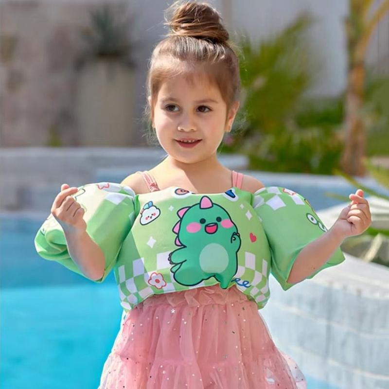 Product Introduction of ZISHIYAO Swimming Pool Floats Not Falling Off Child Float Arm Sleeve Anti Rollover Adjustable Child Buoyancy Vest Cartoon Stable Swimming Vest Summer 14