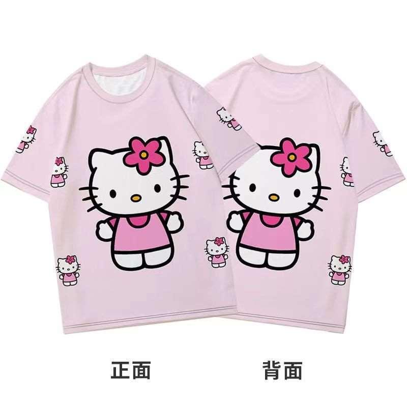 Bộ Đồ Ngắn, HELLO HELLO HELLO HELLO HELLO HELLO Thiết Kế Hình Kitty, Dành Cho Nam Và Nữ, Thời Trang, Thích Hợp Mặc Cặp Đôi, Quần Soóc Đi Biển, Năm 2024 8