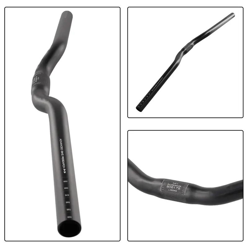 Tay Lái Tay Lái, Chất Liệu Nhôm, Tay Lái Gấp, Tay Lái Xe Đạp Leo Núi BMX MTB, Tay Lái Gấp, Chiều Cao Tay Lái 600Mm, Đường Kính 25,4Mm, Tay Lái Xe Đạp Leo Núi, Hàng Mới Về 2