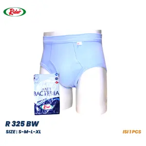 Rider Celana Dalam Pria R 325 B Putih/Warna Isi 1 Pcs