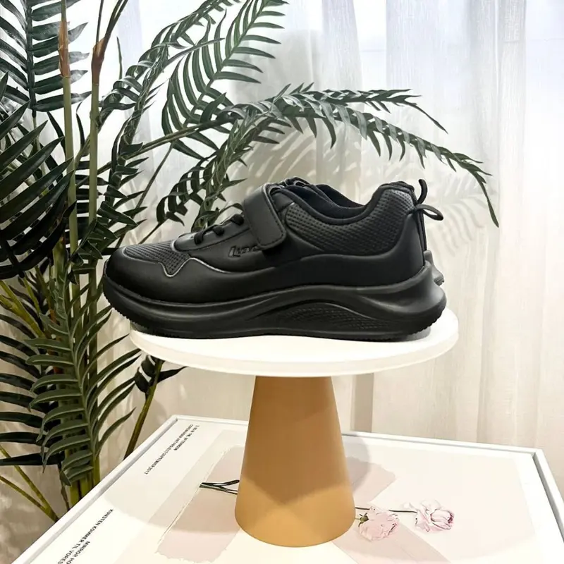 LVR Ricky FREE BOX SIZE 31-36 Sepatu Sneakers Anak Sepatu Sekolah Anak Sepatu Hitam Anak LV0686 6