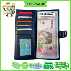 [NABUNGTOP-GRATIS ONGKIR] Dompet Disiplin Keuangan Wanita – Organizer Uang & Kartu Bulanan + Gratis Stiker Penanda Warna Bisa COD