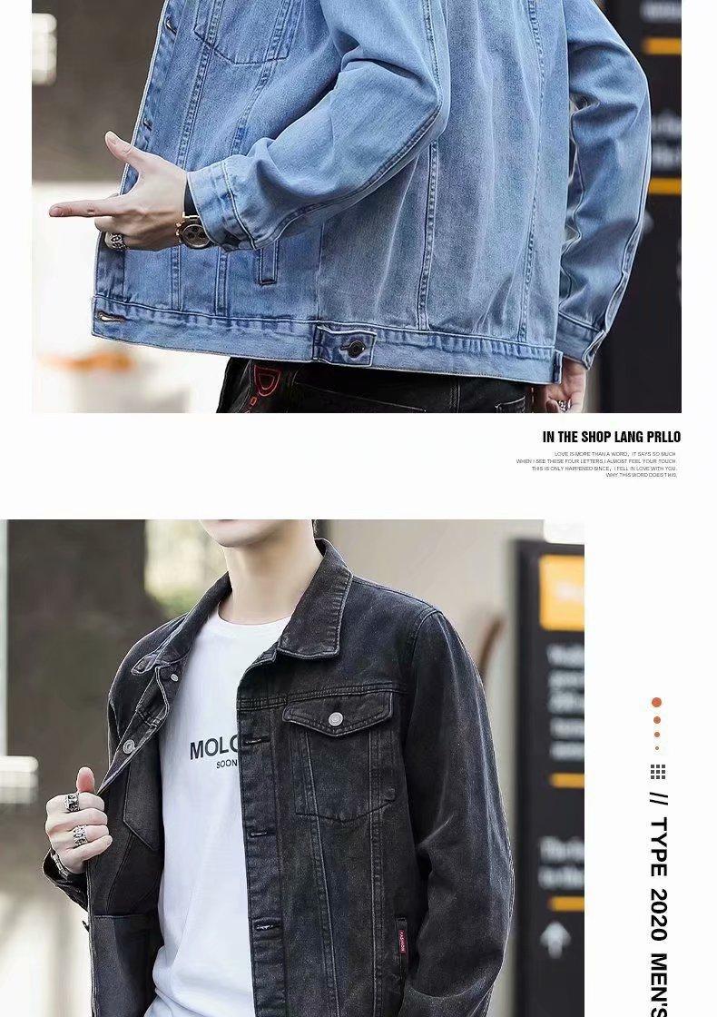 Product Introduction of Denim Jacket, Trendy, Slim Fit, Stylish Men's Jacket, 2025 Trend, Men's Denim Jacket, Furry Menswear Jacket with Pockets 8