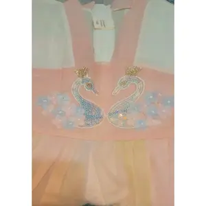 (USIA 2-3TH,3-4TH,4-5TH,5TH,6TH) L2FA-DRESS ANAK PEREMPUAN HANFU PAYET ANGSA