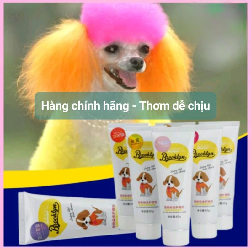 Thuốc nhuộm Brooklyn lông cho chó mèo cao cấp - Lên màu chuẩn Lâu phai màu và Không kích ứng da