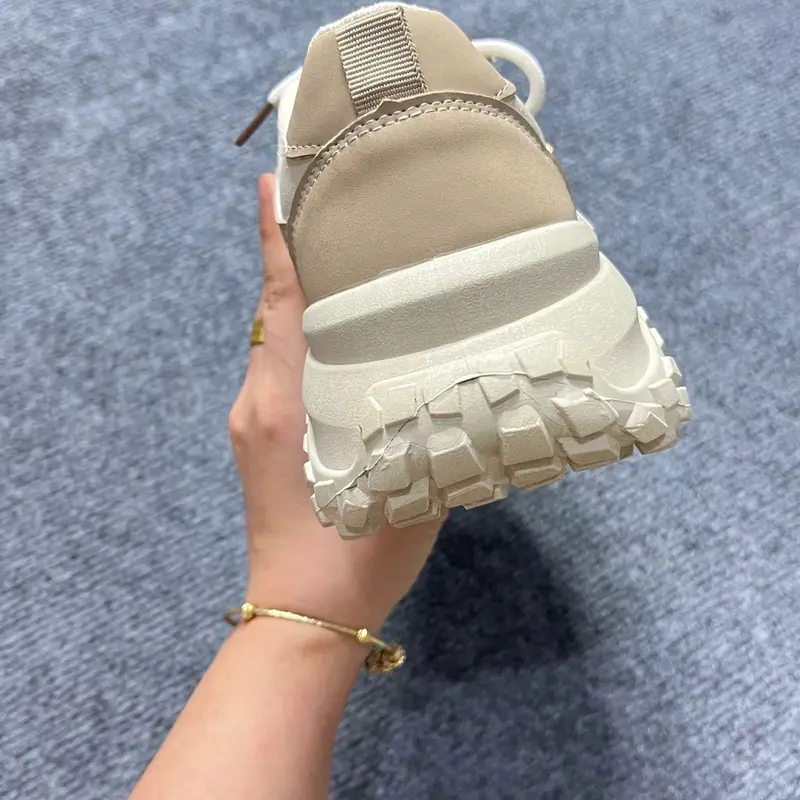 Giày Thể Thao Nữ Thời Trang Mã 50 Đế Cao 5 Phân Nhẹ Êm Thoáng Khí Phong Cách Sneaker Shoes 5