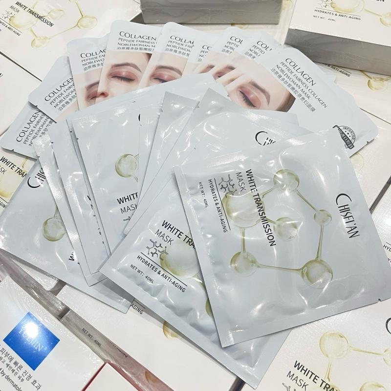 MUA 1 HỘP 10m TRUYỀN TRẮNG TẶNG 10m MASK THẠCH COLLAGEN . COMBO DƯỠNG TRẮNG CĂNG BÓNG DA MỜ THÂM NÁM ,ĐỀU MÀU DA