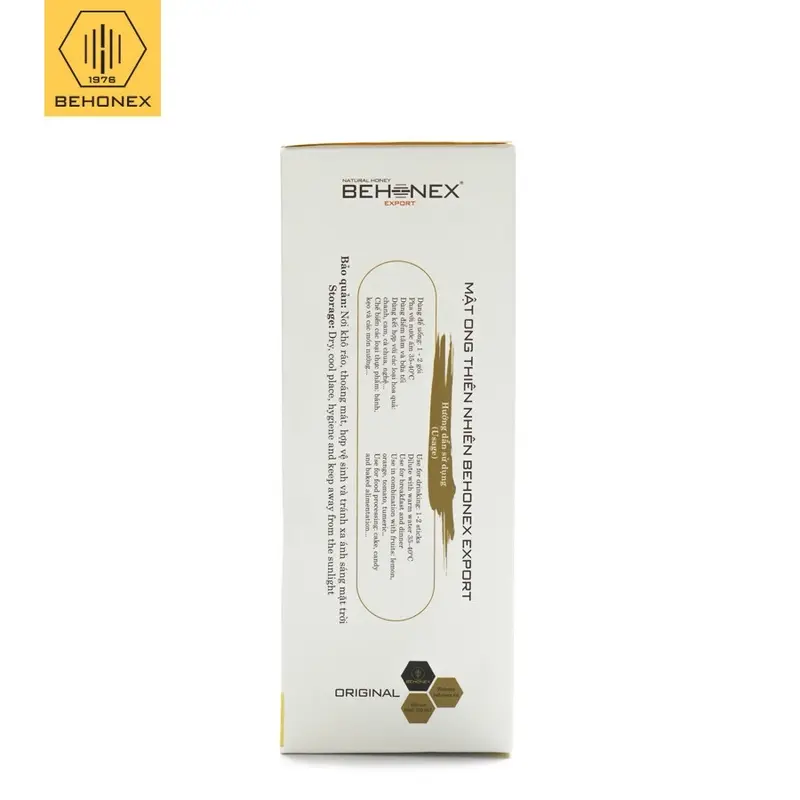 MẬT ONG BEHONEX THIÊN NHIÊN STICK TRẮNG (BEHONEX STICK HONEY LIGHT) - 300G (25G x 12 GÓI) 2