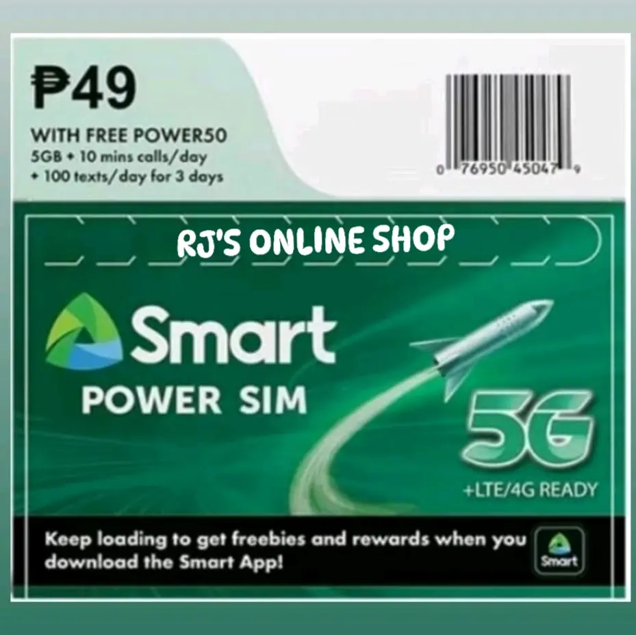 5G Smart Simcard Fresh Brandnew and Sealed