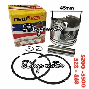 5200 5500 5800 Piston Seher Komplit Ring Mesin Chainsaw Senso Kecil 528 568 598 628