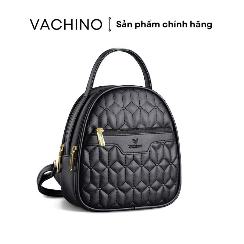 [Tặng Ví Nhỏ] Balo da nữ mini thời trang cao cấp VACHINO BG011 họa tiết thêu độc đáo Đeo Vai Backpack Hoa