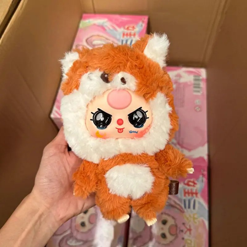 Hộp Búp Bê Mù Nhồi Bông Ba V3, Búp Bê Dễ Thương, Đồ Chơi Hợp Xu hướng Quà Tặng, Đồ Trang Trí Để Bàn, Đồ Trang Trí, Thích Hợp Cho Bé 6