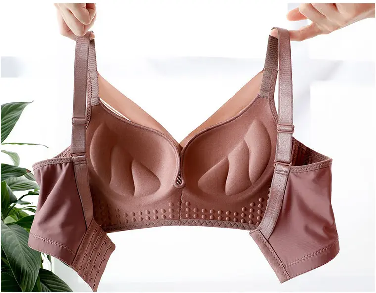 Bra Wanita Push up BH Tanpa kawat Pakaian Dalam Lace Premium Cantik Polos Seamless Busa Lembut Nyaman Tipis 3