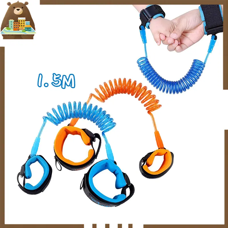 1.5m Gelang Tali Pengaman Anak Child Anti Lost Strap Tali Pengaman Gandeng Anak Bayi Anti Hilang Tali