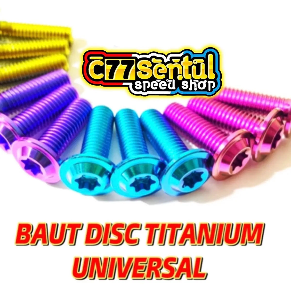Baut piringan cakram titanium baut disc titanium universal semua motor