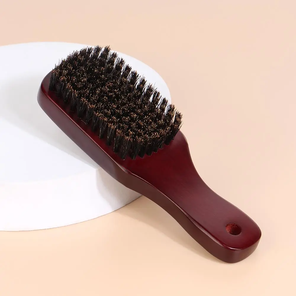 Wooden Beard Brush for Men, Professional Beard Comb with Ergonomic Design, Multi-use Hair Styling Tool for Home & Salon Use