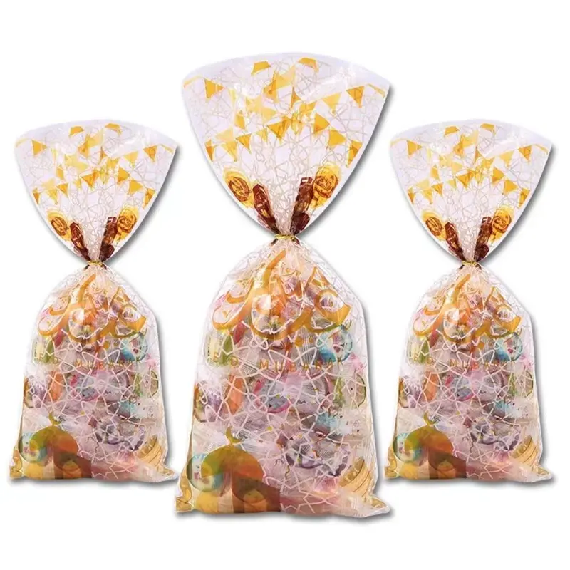 Eid Al-Fitr Gift Bag, 50pcs/set Candy Bag, Party Cookie Bag, Wrapping Supplies, Party Decoration Supplies, Home Decor Products, Eid Gift Hampers 3