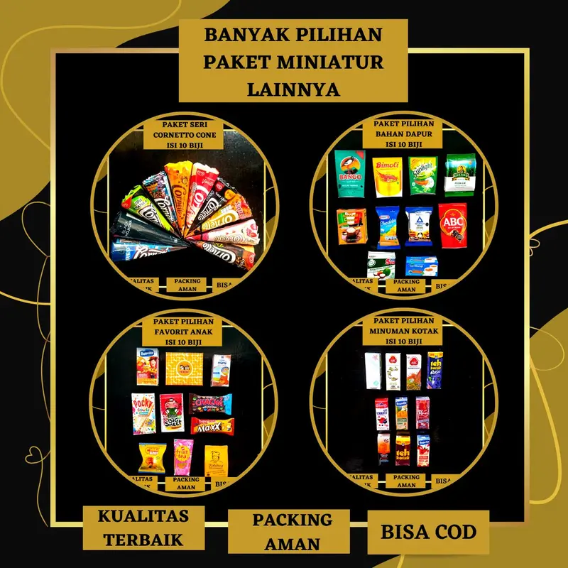 Magnet Kulkas Tempelan Gantungan Kunci Paket Jajanan Bocil Isi 10 Biji 5