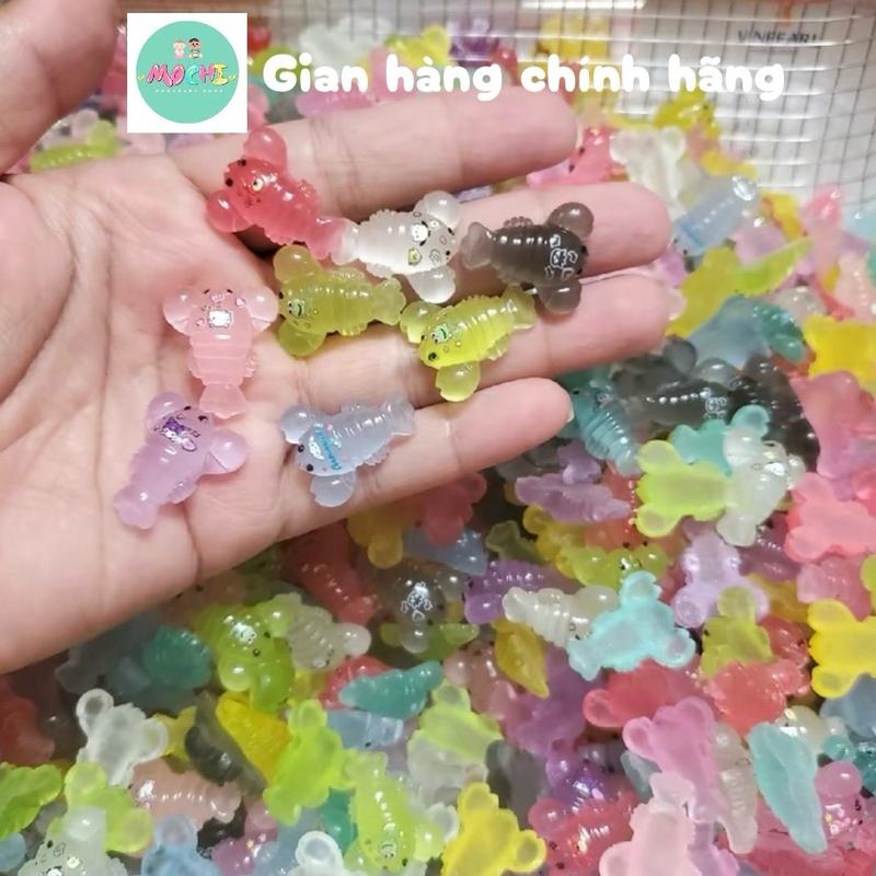 (Set 5 túi mù mini mix sẵn) Charm mini size từ 1-2 cm Đồ Chơi Cho Bé 5
