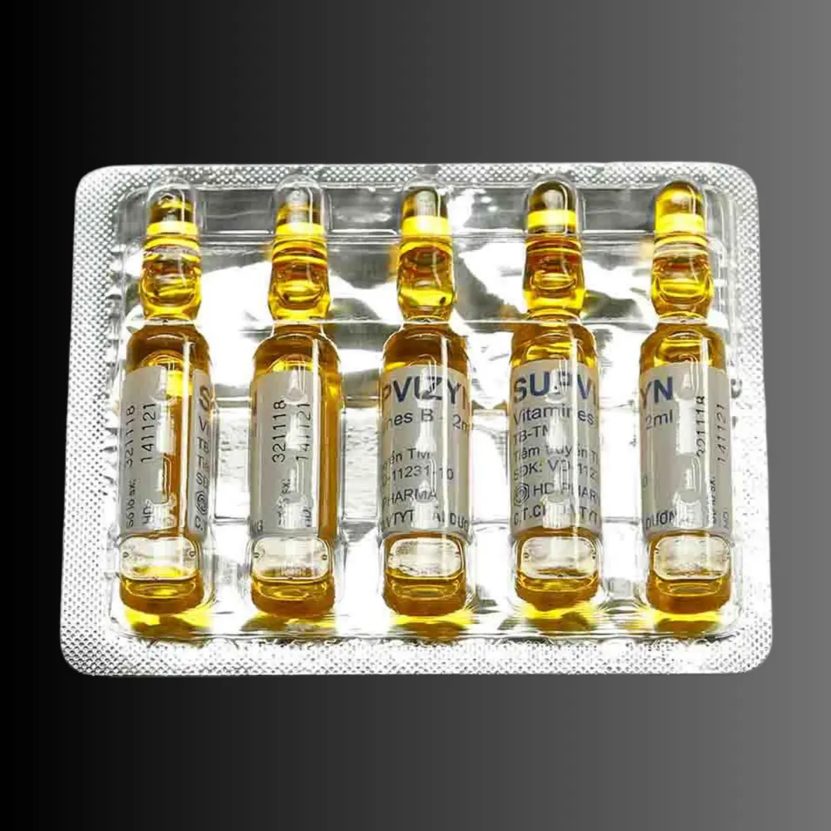 10 ống SUPVIZYN  phát triển cơ bắp cho gà, giúp cho gà tơ và gà đá có sức mạnh vượt trội dung dịch tiêm 2ml