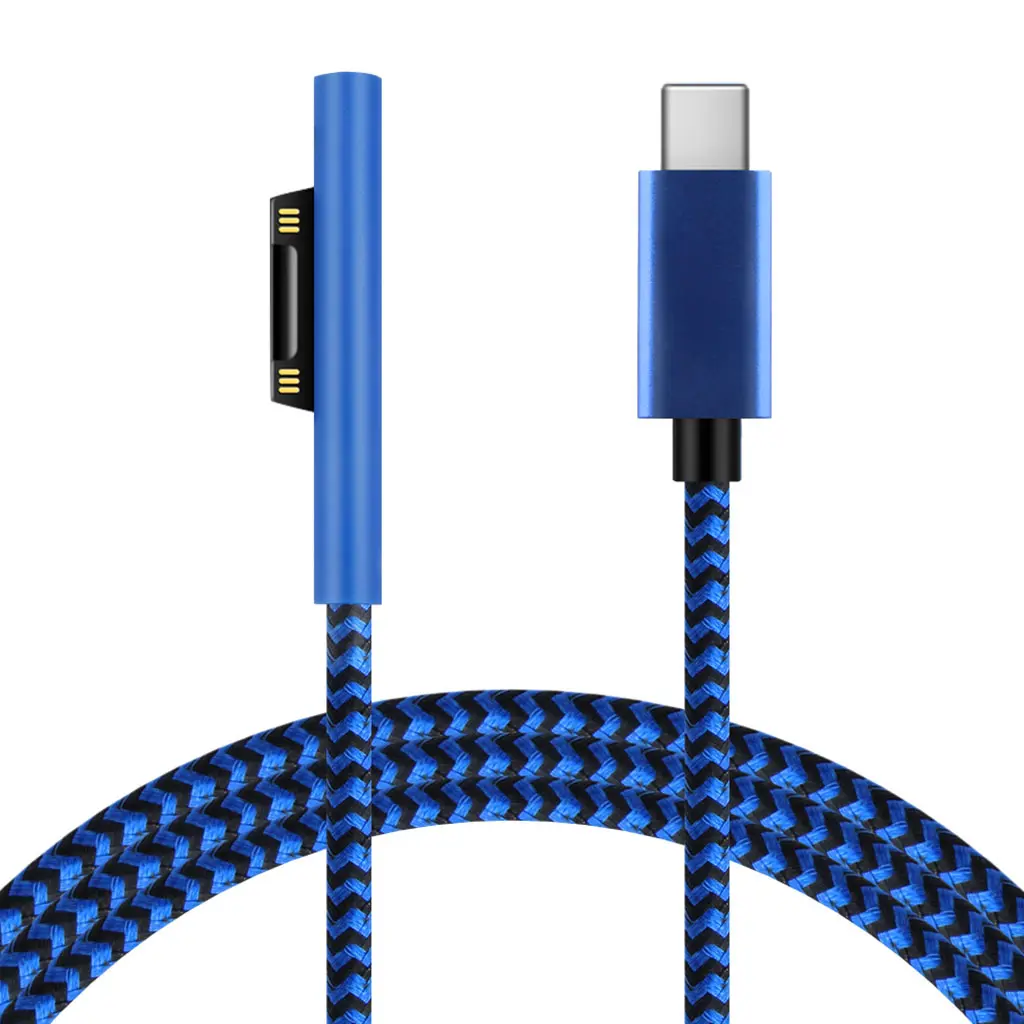 Bộ sạc JIQI, cho Microsoft Surface Pro 3, 4, 5, 6, 7, Bộ chuyển đổi nguồn, sạc nhanh USB