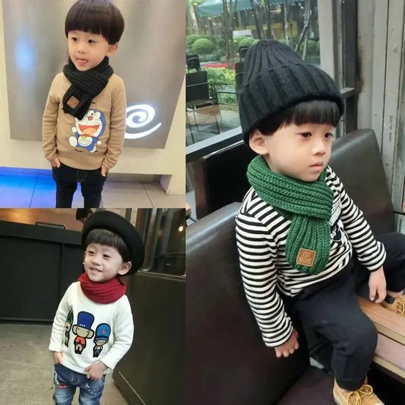 Scarf winter for kids syal musim dingin anak import hangat cowok cewek panjang 7