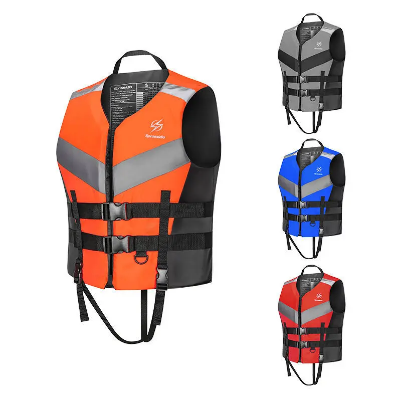 Life Jacket Portable Swimming Snorkeling Vest Adult Vest Sports Fishing Marine Large Buoyancy Life-Saving Clothes Independent Station