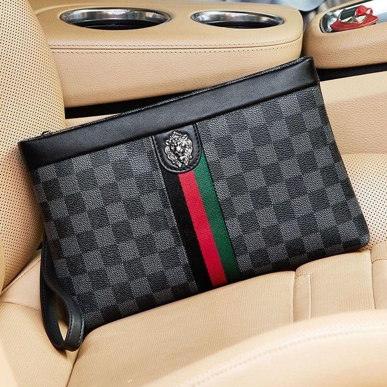 Product Introduction of [90% Positive Feedback Rate] Men's Clutch 2022 New Clutch Men's Trendy Men's Bag Bags Business Hand Bag Big Brand Briefcase Men's Large Capacity 4