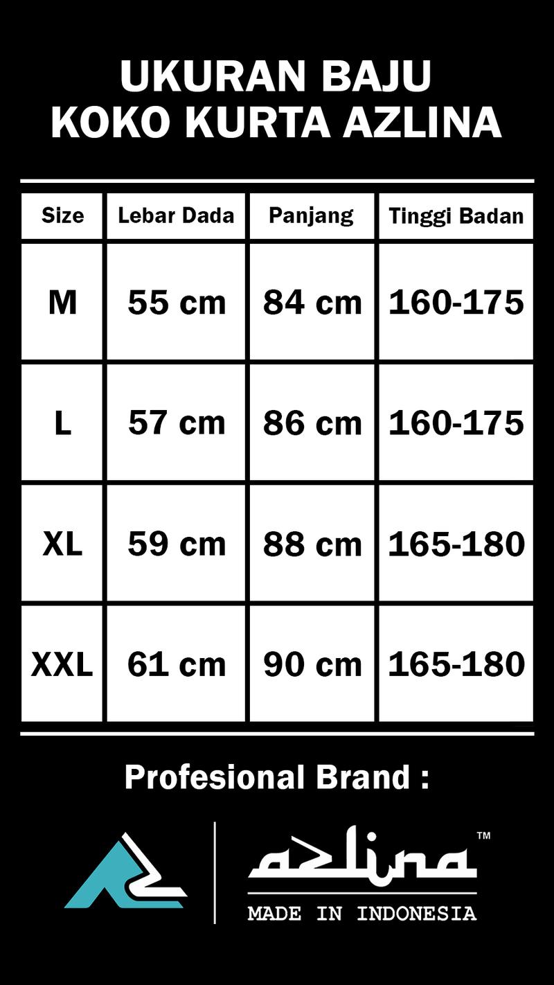 Product Introduction of Baju Koko Kurta Dewasa Lengan 3/4 Bahan Katun Madinah Koko Pria Original Azlina Indonesia Formal Muslim Nyaman Simple Panjang 0