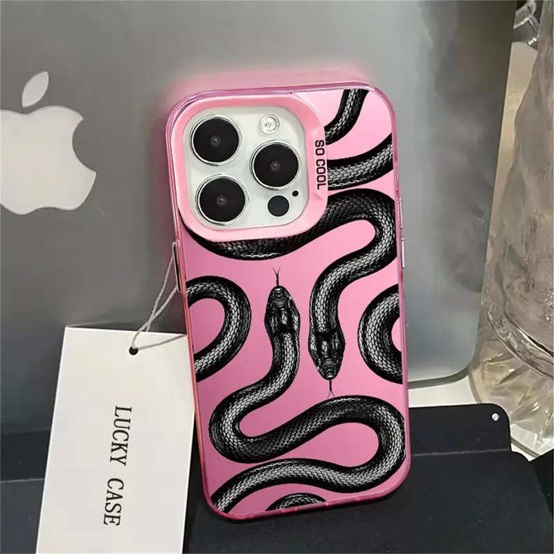 Ốp Điện Thoại bảo vệ chống thấm nước rắn hoạt hình, Tương thích với IPhone 11, 15, 12, 13 Pro, XS Max, X, XR, 14 Plus, vỏ máy ảnh, nút kim loại, vỏ chống sốc 3