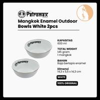 Gambar Mangkok Enamel Outdoor - Petromax Enamel Bowls White (2pcs) dari Technical Outdoor Store Kota Administrasi Jakarta Selatan 1 Tokopedia