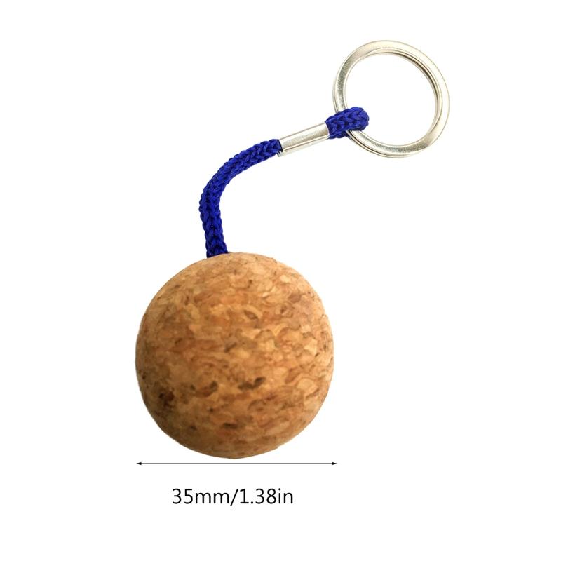 Product Introduction of Cork Float Key Rings Fishing Keychain Fishing Keyring Marine Sailings Keychain 0