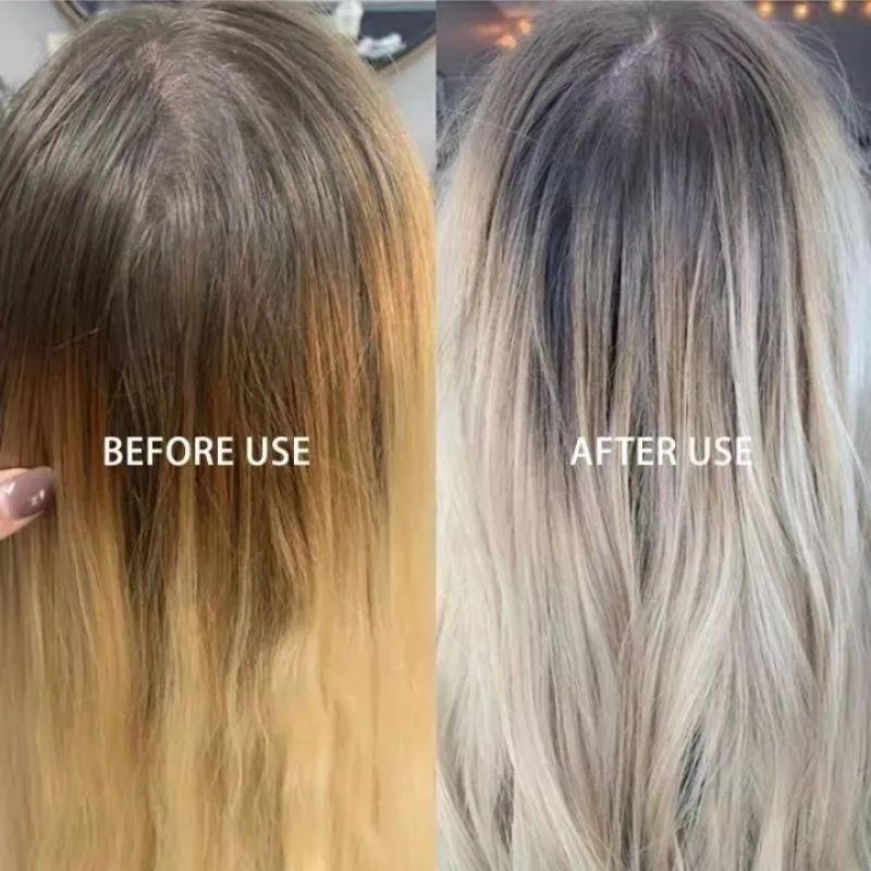 Product Introduction of VIKADA  Hair Color Shampoo Dye Permanent Pure Brass Toning for Bleached and Colored Hair /Sampo Pewarna Rambut Blonde Kuning 23