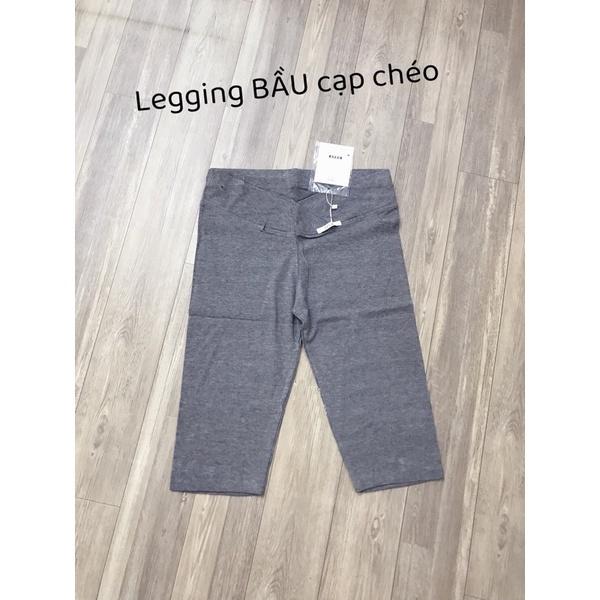 Quần lửng legging ngố ( Lửng Bầu ) có chun chỉnh chất cotton co dãn 4 chiều 5