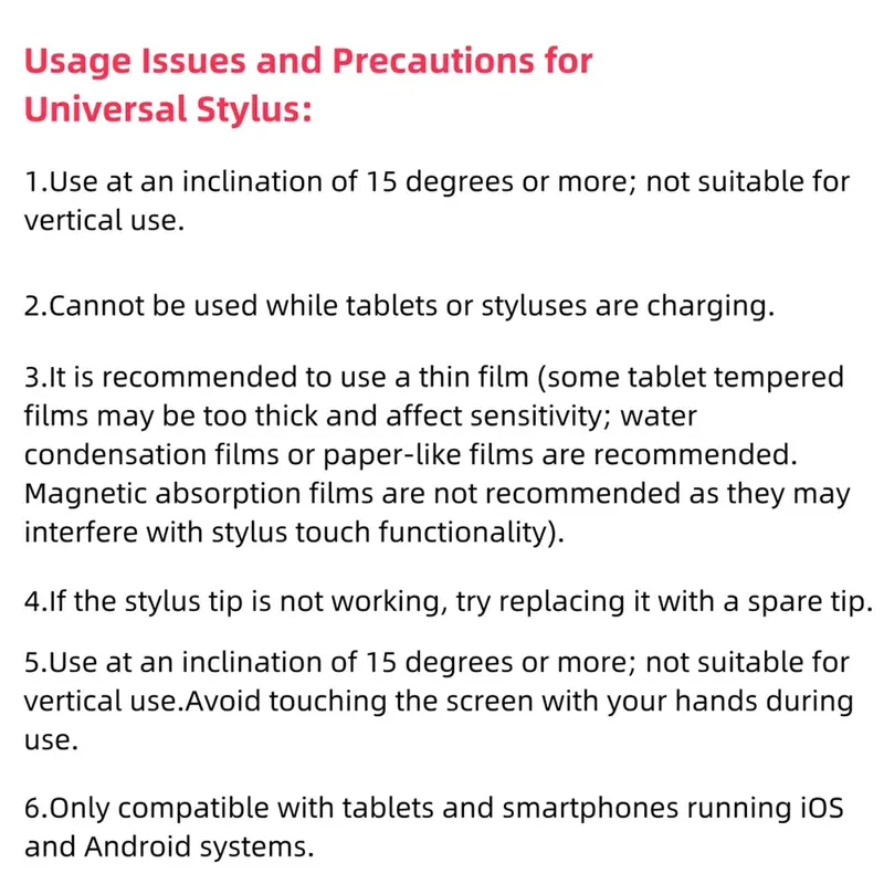 Rechargeable Magnetic Stylus Pen, Portable Rechargeable Stylus Pen with Digital Display, Touch Screen Pen for iPad & Android Devices, Wireless Digital Products 5
