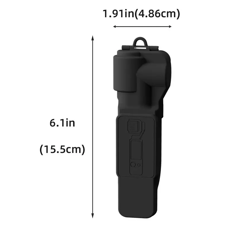 BRDRC Protective Case for DJI Pocket 3, 1 Count Anti-drop Shell, Screen Anti-scratch Flip Case, Handheld Gimbal Accessories, Camera 1