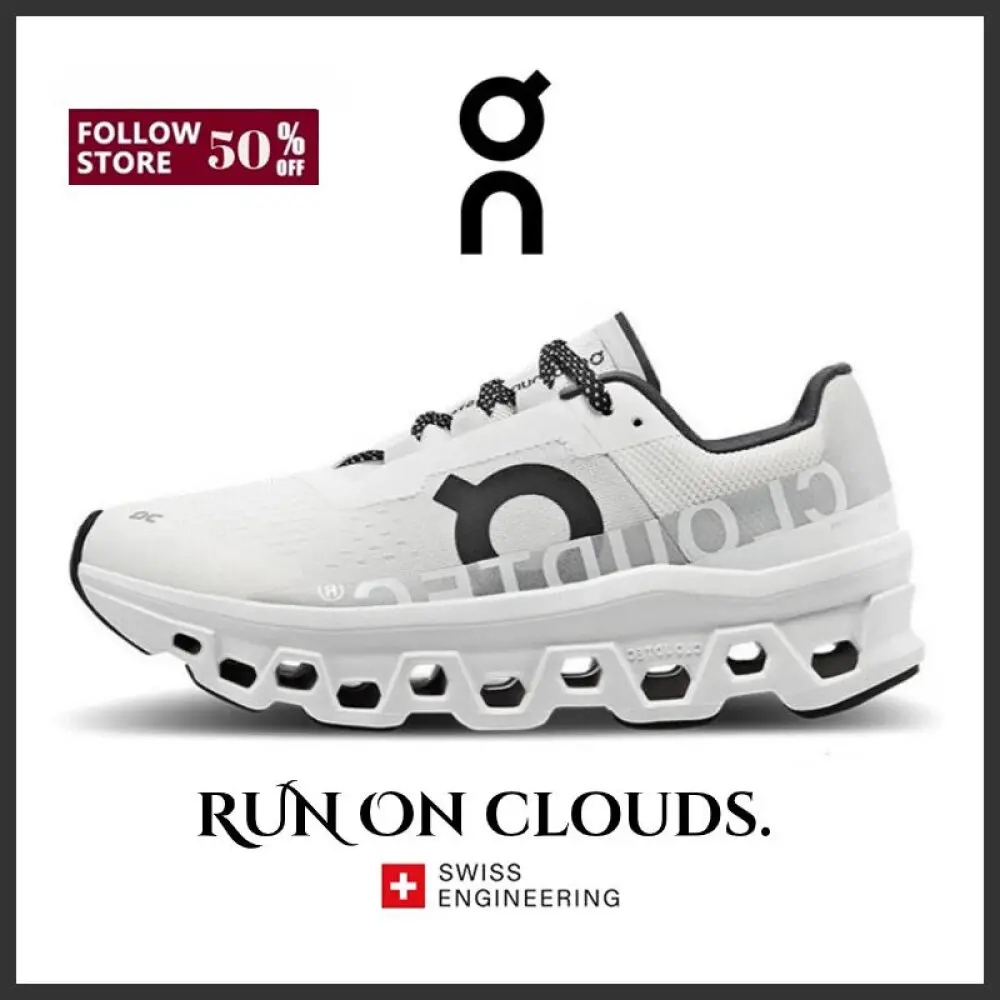100% Original On Running Cloud Shoes Cloudmonster Shock Absorbing Road Sport Sneakers For Men Women
