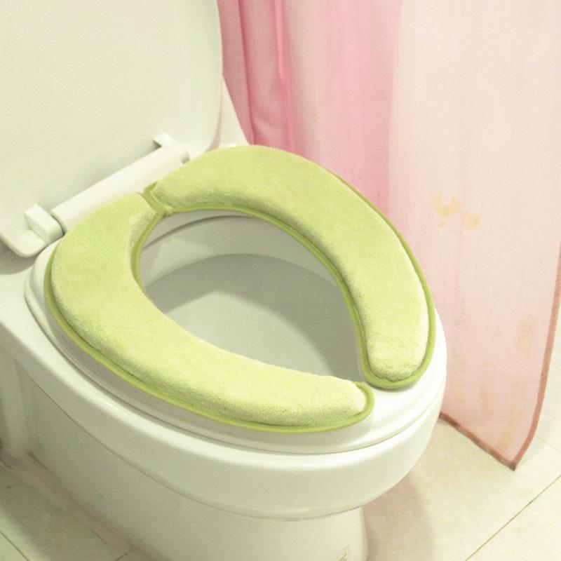 Product Introduction of Japanese Style Universal Toilet Seat Cushion Thickened Memory Foam Adhesive Thickened Toilet Seat Cover Static Washable 5