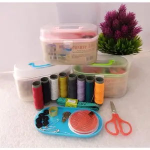SET ALAT JAHIT LENGKAP SEWING BOX Jarum Kancing Perlengkapan