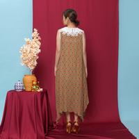 Gambar NONA Doris Short Sleeve Pleat Dress Cameo Green - Dress Wanita dari Nonaetal Kota Depok 4 Tokopedia