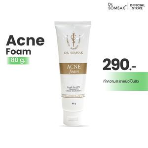 โฟมล้างหน้าสิว By Dr.Somsak สิวผด สิวอักเสบความมันบนใบหน้า ให้ความชุ่มชื้น รูขุมขน ทำความสะอาด ผิว ผิวหน้า