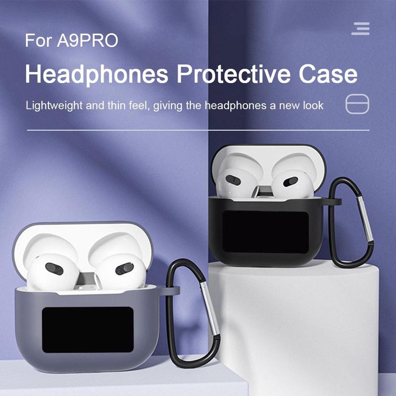 Product Introduction of Vỏ Bảo Vệ Tai Nghe, Thích Hợp Cho Tai Nghe A9PRO, Vỏ Silicon, Tương Thích Với Màn Hình Cảm Ứng, Phổ Biến, D0A2 25