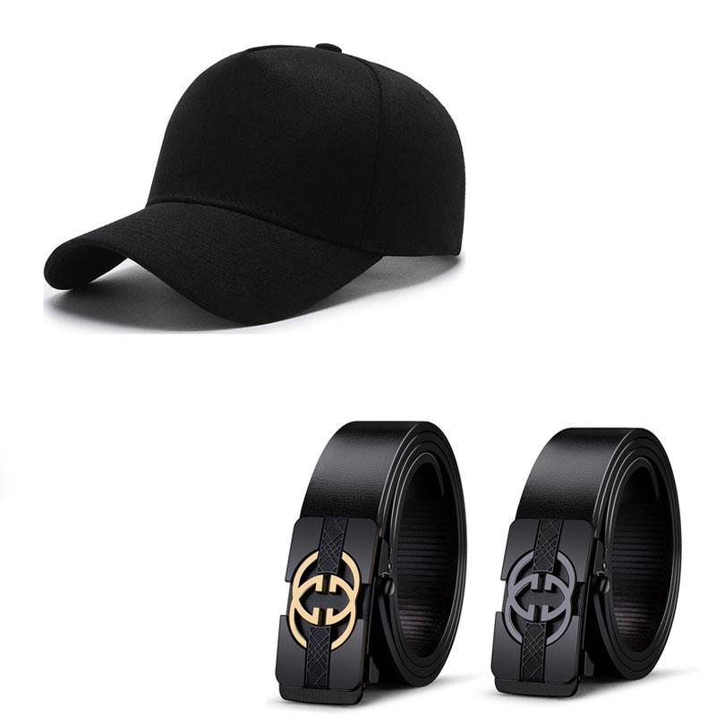 ( Tặng Mũ ) Thắt lưng nam da thật 2 lớp khóa hợp kim tự động lịch lãm Emrenew Tặng mũ lưỡi trai Titan