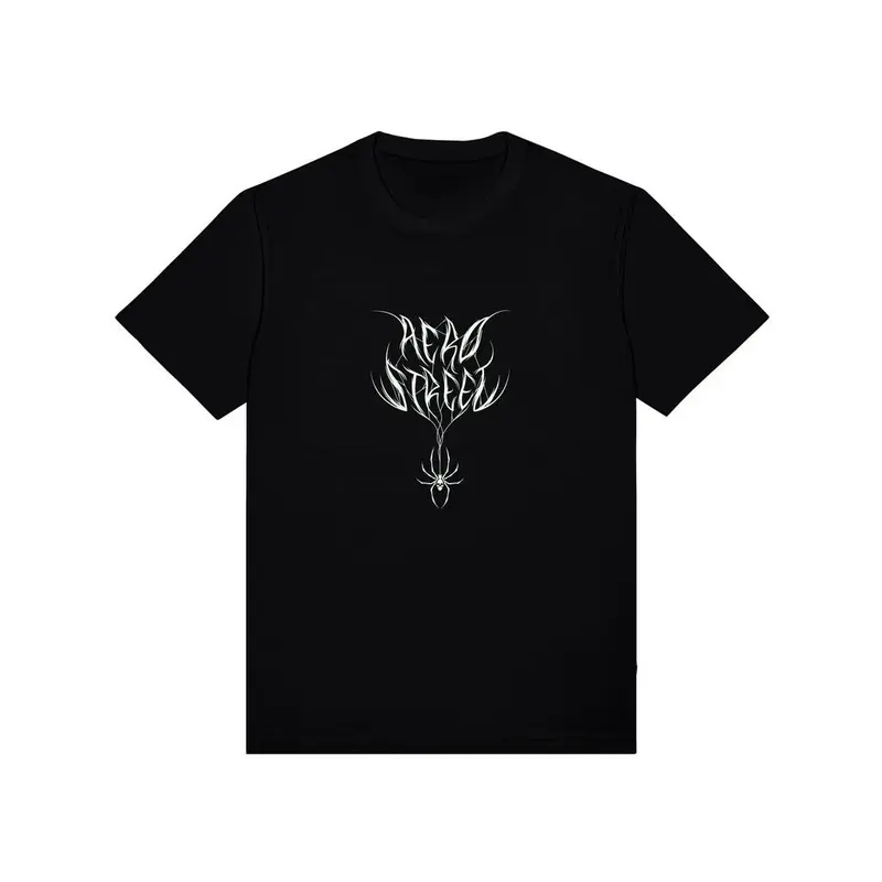 Baju Kaos Aero Terbaru Kekinian - Aerostreet T Shirt Glow In The Dark Spooky Hitam - Kaos Pria Distro Aerostreet 0