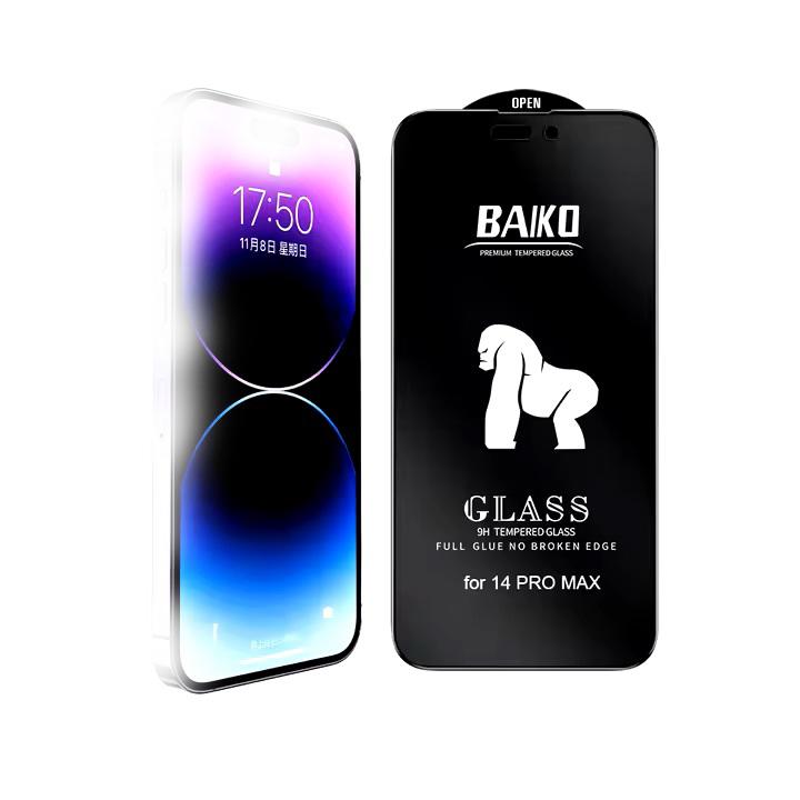 [Từ 7 đến 16 Pro Max] Kính cường lực 9H Baiko full màn hình cho các dòng iPhone (Đen) - Nhất Tín Computer 5