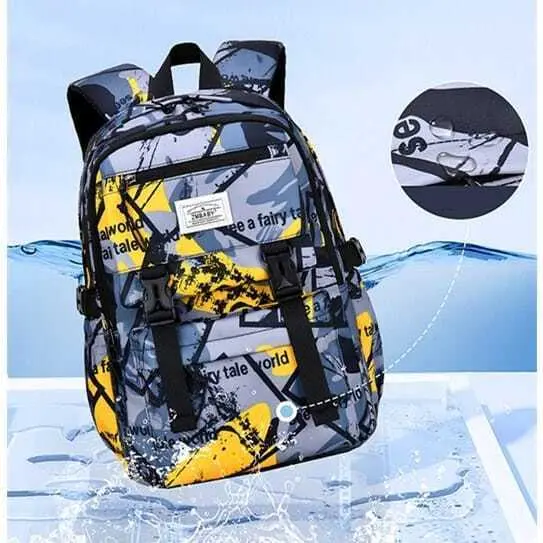 Tas Sekolah Anak Laki Laki Impor / Tas Anti Air / Tas Sekolah Import / Tas Ransel Anak Sekolah SD SMP TA038 2